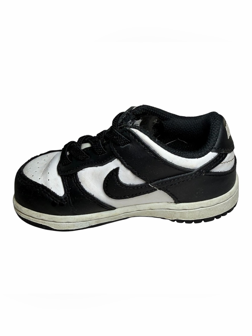 Nike Dunk Low Panda Toddler 8C CW1589-100 Black White TD Baby Sneakers